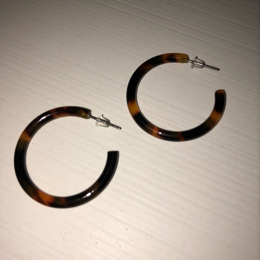 Petite Tortoise Hoops